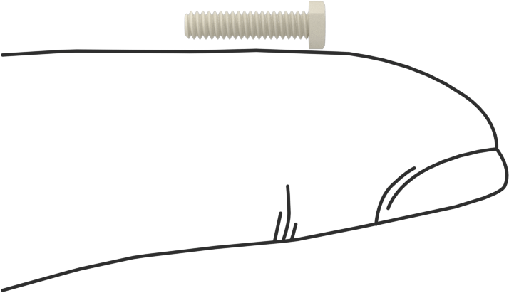 Seramik Altıgen Başlı Vida, 2-56 Diş Boyutu, 3/8" Uzunluk