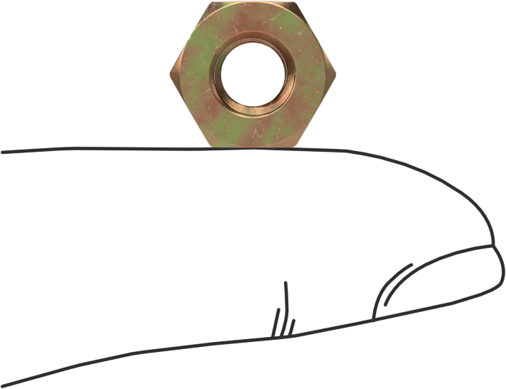 Mil. Spec. Kadmiyum Kromat Kaplamalı Çelik Altıgen Somun, Sınıf 5, 1/4"-20 Diş Boyutu, MS51967-2