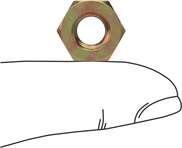 Mil. Spec. Kadmiyum Kromat Kaplamalı Çelik Altıgen Somun, Sınıf 5, 5/16"-18 Diş Boyutu, MS51967-5