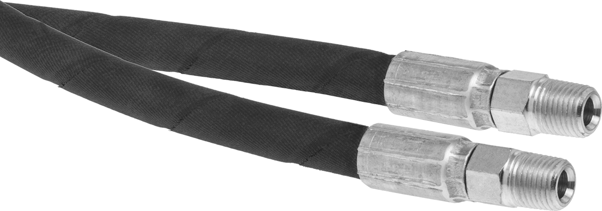 Hidrolik Hortum, SAE 100R1-At, 1/4 NPT Erkek Bağlantı Parçaları, 9/16" OD
