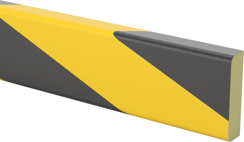 Yüksek Görünürlüklü Yüzey Koruyucu, Manyetik Arka Yüz, 39“ Uzunluk x 1-9/16” Genişlik x 7/16" Kalınlık