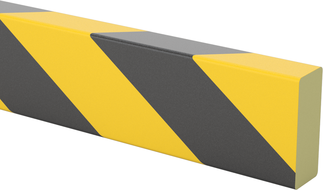 Yüksek Görünürlüklü Yüzey Koruyucu, Manyetik Arka Yüz, 39“ Uzunluk x 2” Genişlik x 3/4" Kalınlık