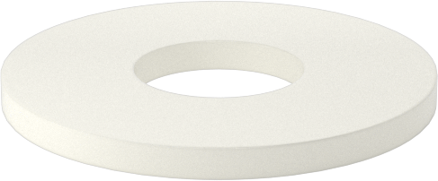 Ultra Yüksek Sıcaklık Seramik Pul, 5/16" Vida Boyutu için, 0.344" ID, 0.875" OD