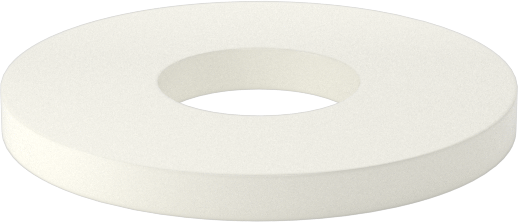 Ultra Yüksek Sıcaklık Seramik Pul, M12 Vida Boyutu için, 13.4 mm ID, 34 mm OD
