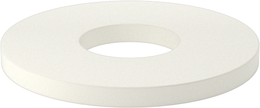 Ultra Yüksek Sıcaklık Seramik Pul, M14 Vida Boyutu için, 15.4 mm ID, 39 mm OD