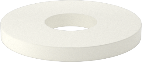 Ultra Yüksek Sıcaklık Seramik Pul, M5 Vida Boyutu için, 5.6 mm ID, 15 mm OD