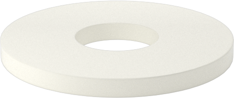 Ultra Yüksek Sıcaklık Seramik Pul, M6 Vida Boyutu için, 6.8 mm ID, 18.8 mm OD