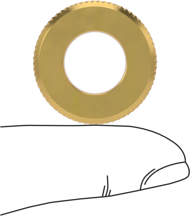 Sol Dönüşlü Spiral Şekillendirme Tırtılı, 1" Çap, Hızlı Değiştirilebilir CNC Torna Tırtıl Aletleri için 3/8" Yüz Genişliği