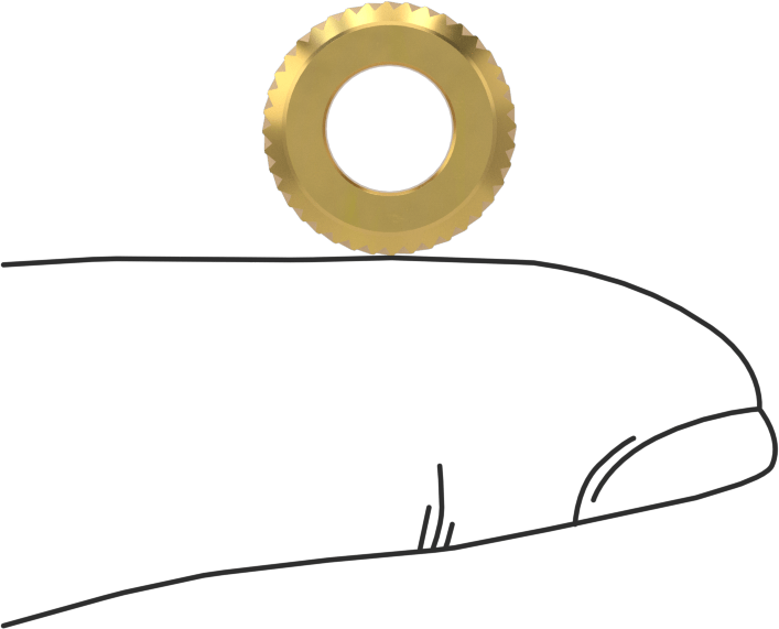 Sağ El Spiral Tırtıl, 1/2" Çap, Hızlı Değiştirilebilir CNC Torna Tırtıl Aletleri için 1/4" Yüz Genişliği
