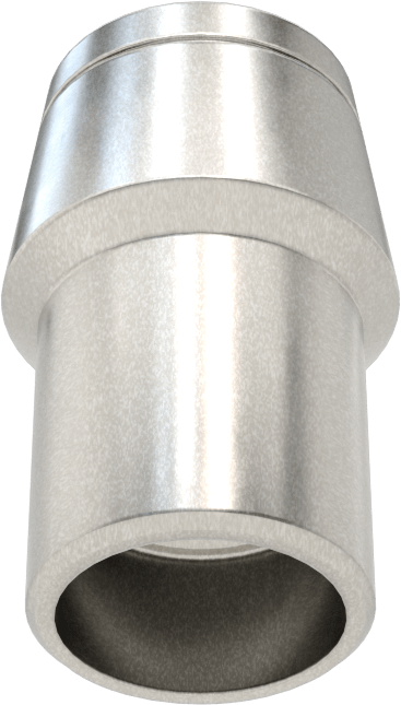 Boru Ucu Kaynak Somunu, Sol El Dişli, 5/8“ Dış Çap ve 0,058” Duvar Kalınlığı için, 3/8"-24 Diş