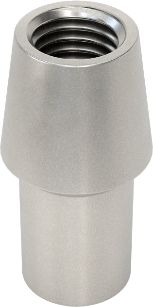 Boru Ucu Kaynak Somunu, 1/2“ Boru Dış Çapı ve 0,058” Duvar Kalınlığı için, 5/16"-24 Diş Boyutu