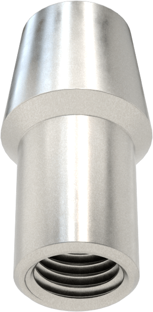 Boru Ucu Kaynak Somunu, 1/2“ Boru Dış Çapı ve 0,058” Duvar Kalınlığı için, 5/16"-24 Diş Boyutu