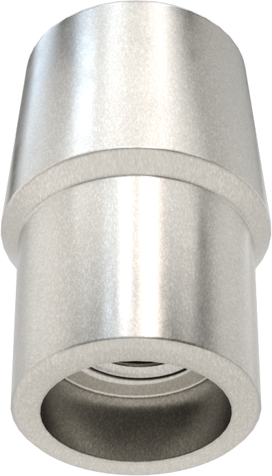 Boru Ucu Kaynak Somunu, 7/8“ Boru Dış Çapı ve 0,058” Duvar Kalınlığı için, 7/16"-20 Diş Boyutu