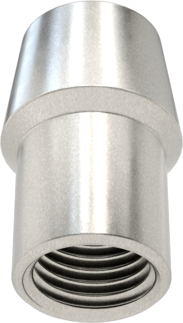 Boru Ucu Kaynak Somunu, 5/8“ Boru Dış Çapı ve 0,058” Duvar Kalınlığı için, 7/16"-20 Diş Boyutu
