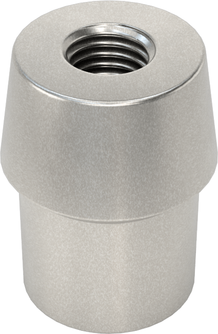 Boru Ucu Kaynak Somunu, 3/4“ Boru Dış Çapı ve 0,058” Duvar Kalınlığı için, 5/16"-24 Diş Boyutu