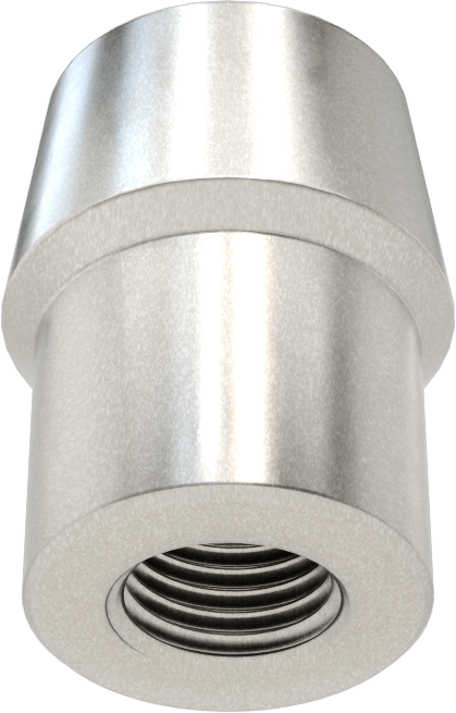 Boru Ucu Kaynak Somunu, 3/4“ Boru Dış Çapı ve 0,058” Duvar Kalınlığı için, 3/8"-24 Diş Boyutu