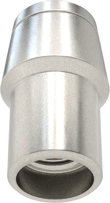 Boru Ucu Kaynak Somunu, Sol El Dişli, 7/8“ Dış Çap ve 0,083” Duvar Kalınlığı için, 1/2"-20 Diş