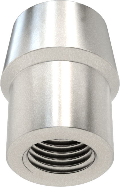 Boru Ucu Kaynak Somunu, 3/4“ Boru Dış Çapı ve 0,058” Duvar Kalınlığı için, 7/16"-20 Diş Boyutu