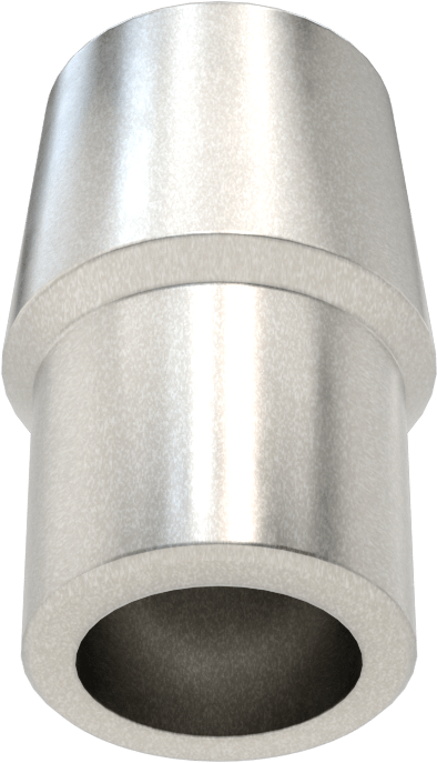 Boru Ucu Kaynak Somunu, 7/8“ Boru Dış Çapı ve 0,065” Duvar Kalınlığı için, 3/8"-24 Diş Boyutu