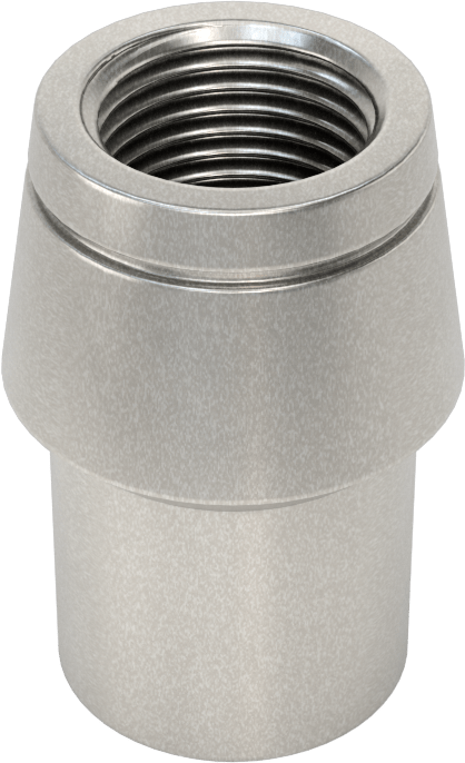 Boru Ucu Kaynak Somunu, Sol El Dişli, 1“ dış çap ve 0,095” duvar kalınlığı için, 5/8"-18 Diş