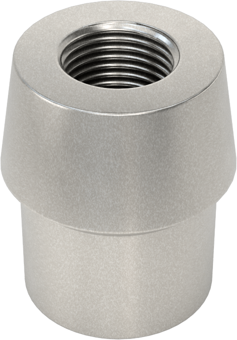 Boru Ucu Kaynak Somunu, 1-1/4“ Boru Dış Çapı ve 0,095” Duvar Kalınlığı için, 5/8"-18 Diş Boyutu