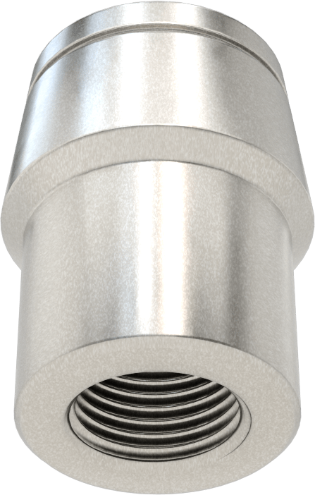 Boru Ucu Kaynak Somunu, Sol El Dişli, 1-1/8“ Dış Çap ve 0,083” Kalınlık için, 5/8"-18 Diş