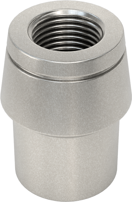 Boru Ucu Kaynak Somunu, Sol El Dişli, 1-1/8“ Dış Çap ve 0,095” Kalınlık için, 5/8"-18 Diş
