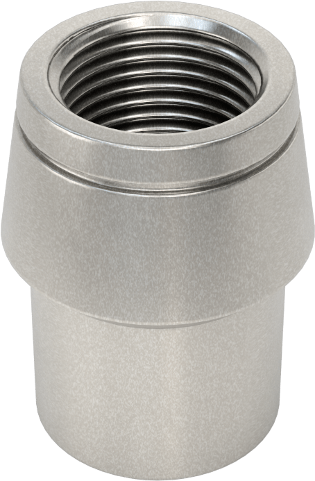 Boru Ucu Kaynak Somunu, Sol El Dişli, 1-1/8“ Dış Çap ve 0,095” Kalınlık için, 3/4"-16 Diş