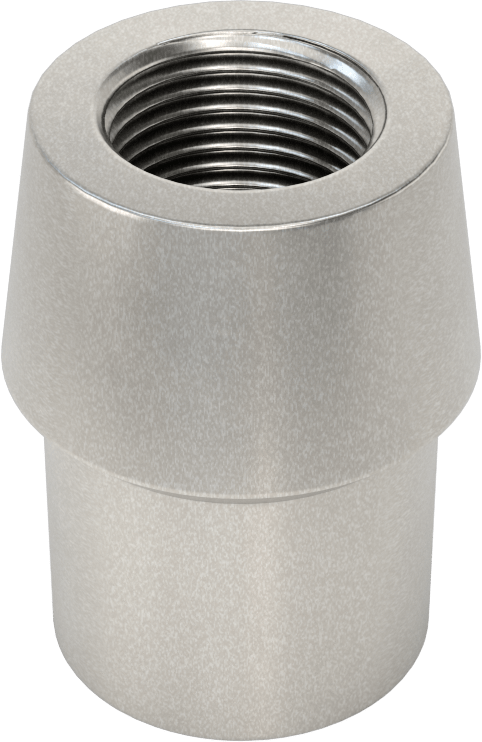 Boru Ucu Kaynak Somunu, 1-1/2“ Boru Dış Çapı ve 0,120” Duvar Kalınlığı için, 7/8"-14 Diş Boyutu