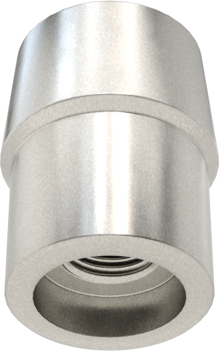 Boru Ucu Kaynak Somunu, 1-1/8“ Boru Dış Çapı ve 0,058” Duvar Kalınlığı için, 1/2"-20 Diş Boyutu