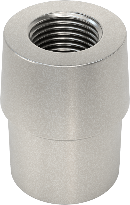 Boru Ucu Kaynak Somunu, 1-1/8“ Boru Dış Çapı ve 0,058” Duvar Kalınlığı için, 5/8"-18 Diş Boyutu