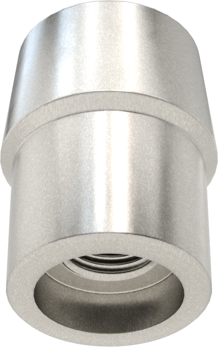 Boru Ucu Kaynak Somunu, 1-1/8“ Boru Dış Çapı ve 0,065” Duvar Kalınlığı için, 1/2"-20 Diş Boyutu