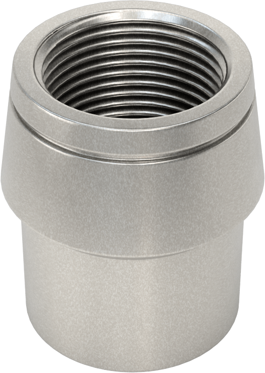 Boru Ucu Kaynak Somunu, Sol El Dişli, 1-3/4“ dış çap ve 0,12” kalınlık için, 1-1/4"-12 Diş