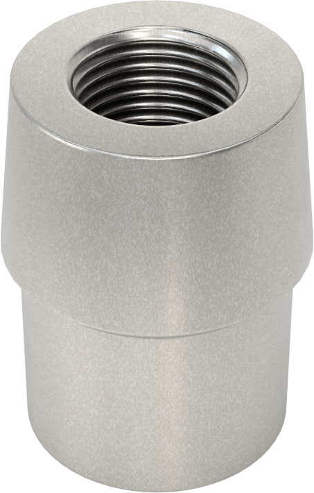 Boru Ucu Kaynak Somunu, 1-1/8“ Boru Dış Çapı ve 0,065” Duvar Kalınlığı için, 5/8"-18 Diş Boyutu