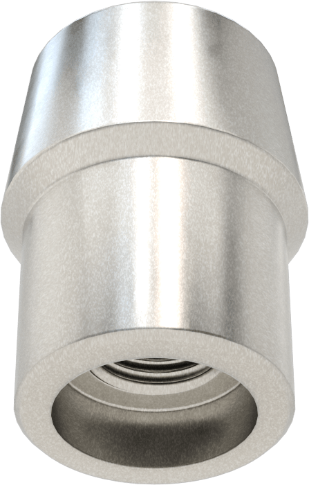 Boru Ucu Kaynak Somunu, 1-1/8“ Boru Dış Çapı ve 0,083” Duvar Kalınlığı için, 1/2"-20 Diş Boyutu