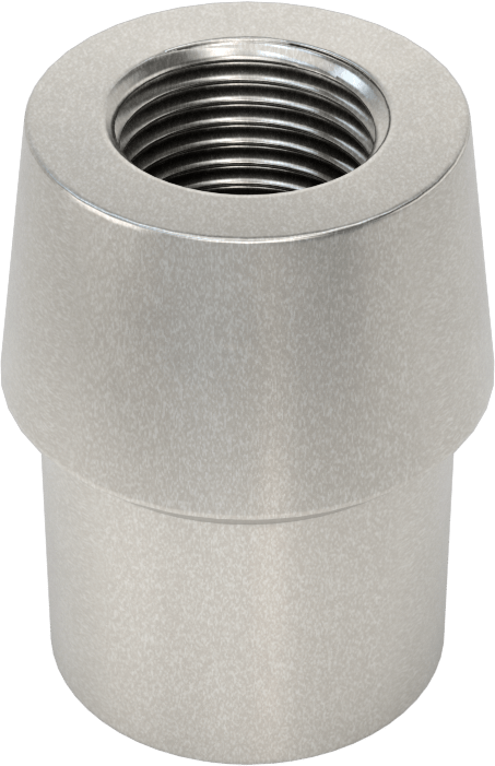 Boru Ucu Kaynak Somunu, 1-1/8“ Boru Dış Çapı ve 0,083” Duvar Kalınlığı için, 5/8"-18 Diş Boyutu