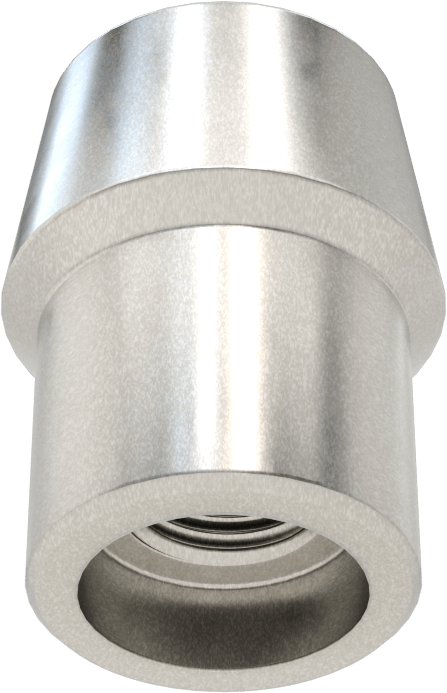 Boru Ucu Kaynak Somunu, 1-1/8“ Boru Dış Çapı ve 0,095” Duvar Kalınlığı için, 1/2"-20 Diş Boyutu