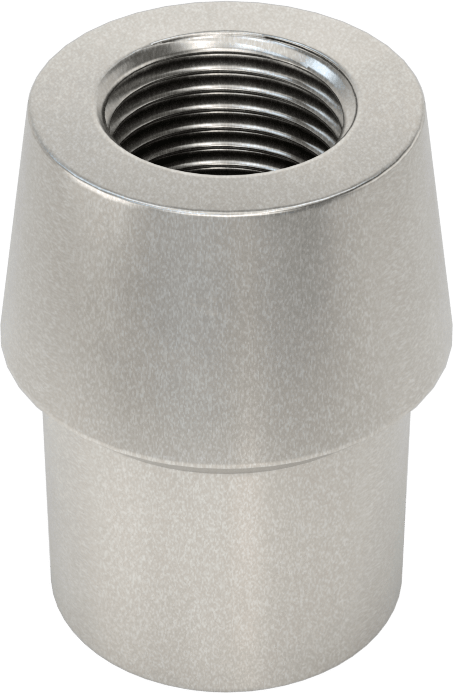 Boru Ucu Kaynak Somunu, 1-1/8“ Boru Dış Çapı ve 0,095” Duvar Kalınlığı için, 5/8"-18 Diş Boyutu