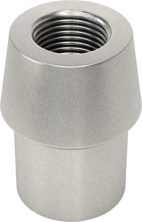 Boru Ucu Kaynak Somunu, 1-3/8“ Boru Dış Çapı ve 0,120” Duvar Kalınlığı için, 3/4"-16 Diş Boyutu