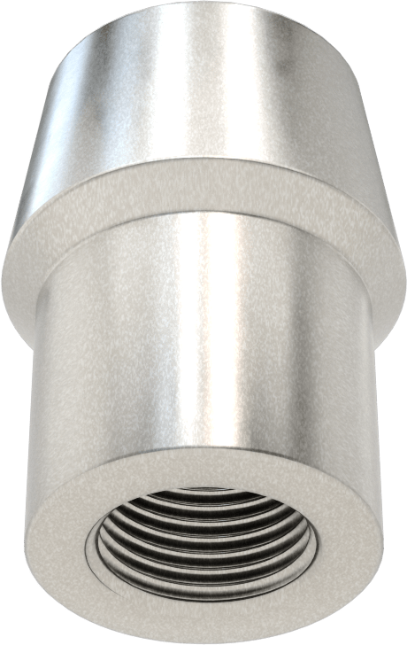 Boru Ucu Kaynak Somunu, 1-3/8“ Boru Dış Çapı ve 0,120” Duvar Kalınlığı için, 3/4"-16 Diş Boyutu