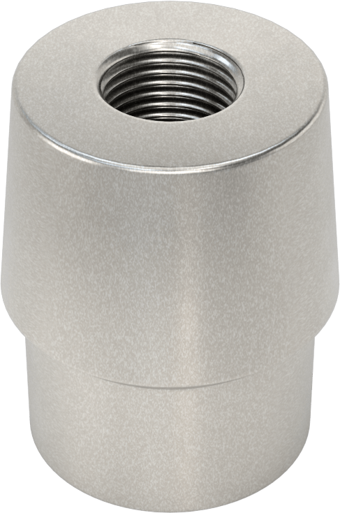 Boru Ucu Kaynak Somunu, 1-1/2“ Boru Dış Çapı ve 0,095” Duvar Kalınlığı için, 5/8"-18 Diş Boyutu