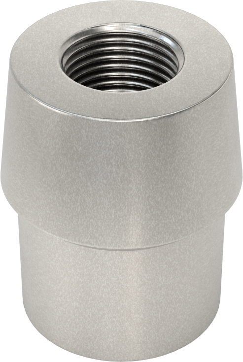 Boru Ucu Kaynak Somunu, 1-1/2“ Boru Dış Çapı ve 0,095” Duvar Kalınlığı için, 3/4"-16 Diş Boyutu