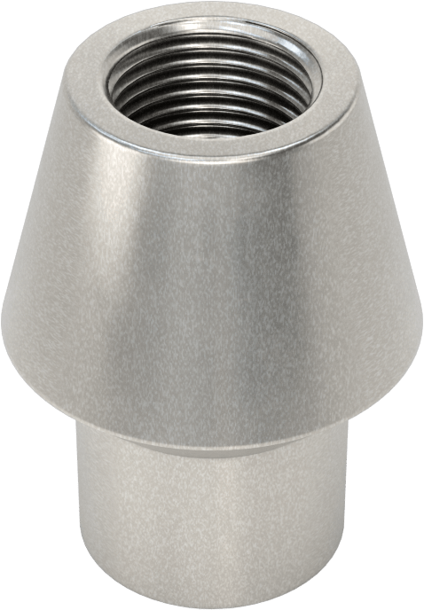 Boru Ucu Kaynak Somunu, 1-1/2“ Boru Dış Çapı ve 0,250” Duvar Kalınlığı için, 3/4"-16 Diş Boyutu
