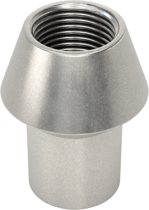 Boru Ucu Kaynak Somunu, 1-1/2“ Boru Dış Çapı ve 0,250” Duvar Kalınlığı için, 7/8"-14 Diş Boyutu