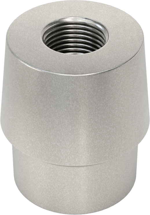 Boru Ucu Kaynak Somunu, 1-3/4“ Boru Dış Çapı ve 0,120” Duvar Kalınlığı için, 3/4"-16 Diş Boyutu