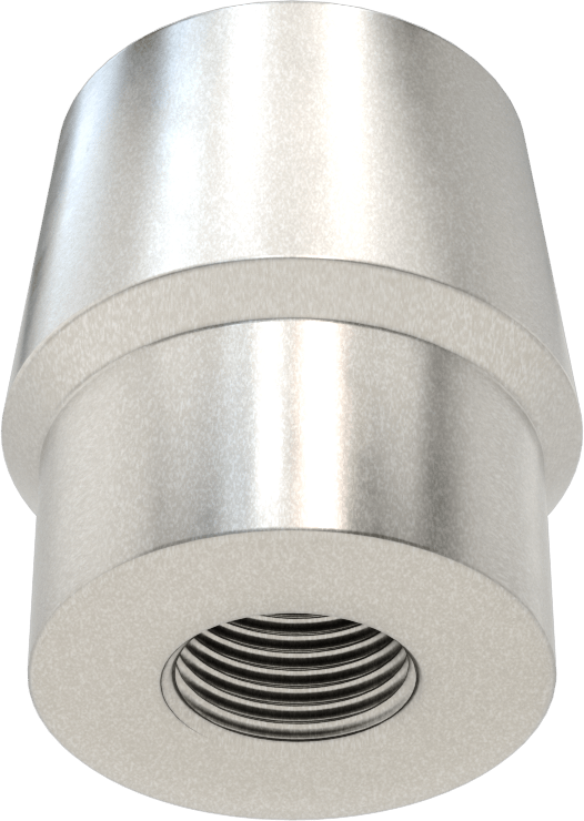 Boru Ucu Kaynak Somunu, 1-3/4“ Boru Dış Çapı ve 0,120” Duvar Kalınlığı için, 3/4"-16 Diş Boyutu