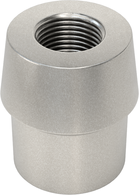 Boru Ucu Kaynak Somunu, 1-3/4“ Boru Dış Çapı ve 0,120” Duvar Kalınlığı için, 7/8"-14 Diş Boyutu