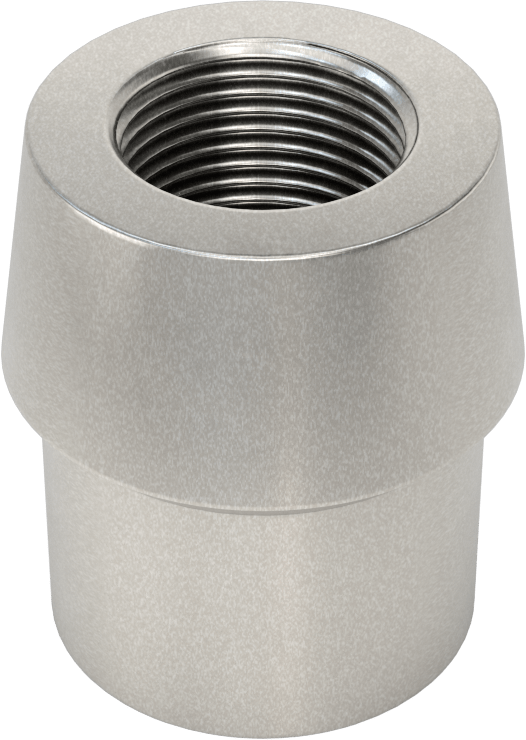 Boru Ucu Kaynak Somunu, 1-3/4“ Boru Dış Çapı ve 0,120” Duvar Kalınlığı için, 1"-14 Diş Boyutu