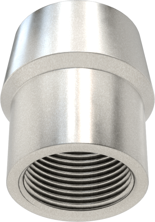 Boru Ucu Kaynak Somunu, 1-3/4“ Boru Dış Çapı ve 0,120” Duvar Kalınlığı için, 1-1/4"-12 Diş