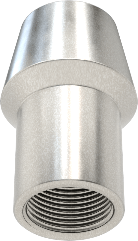 Boru Ucu Kaynak Somunu, 2“ Boru Dış Çapı ve 0,250” Duvar Kalınlığı için, 1-1/4"-12 Diş Boyutu